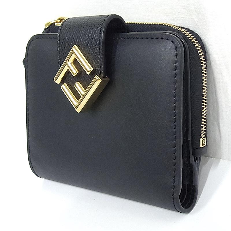 FENDI フェンディ 二つ折り財布 FFダイヤモンド スモール FENDI フェンディ 二つ折り財布 FFダイヤモンド スモール