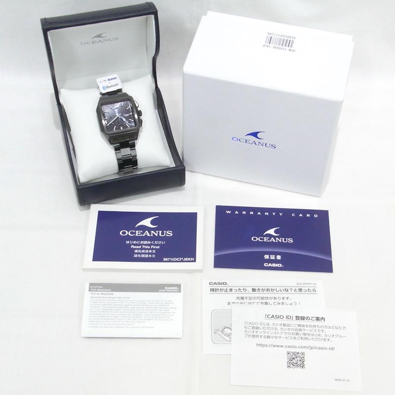OCEANUS カシオ オシアナス クラシックライン 角型 OCW-T5000B OCEANUS カシオ オシアナス クラシックライン 角型 OCW-T5000B