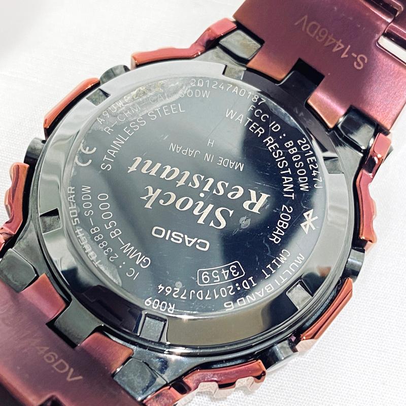 G-SHOCK カシオ フルメタル GMW-B5000RD-4JF ボルドーカラー