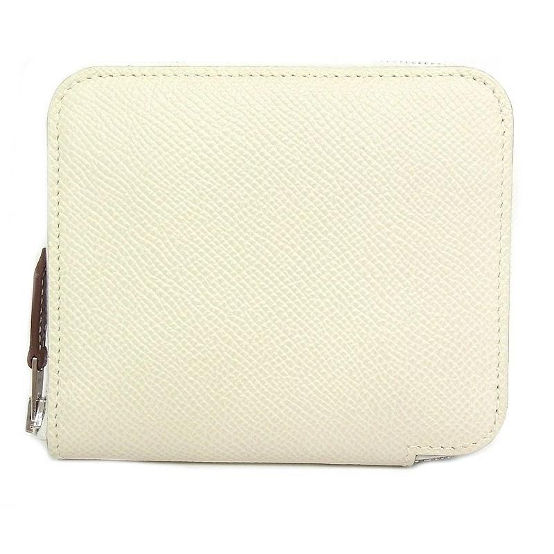 HERMES エルメス ラウンドファスナー アザップ シルクイン コンパクト 