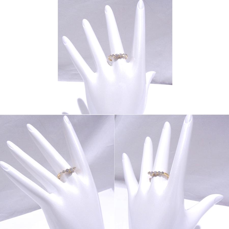 750　K18　YG　イエローゴールド 指輪 ダイヤ合計0.71ct　ノーブランド　リング 【中古】【程度A】【美品】の画像