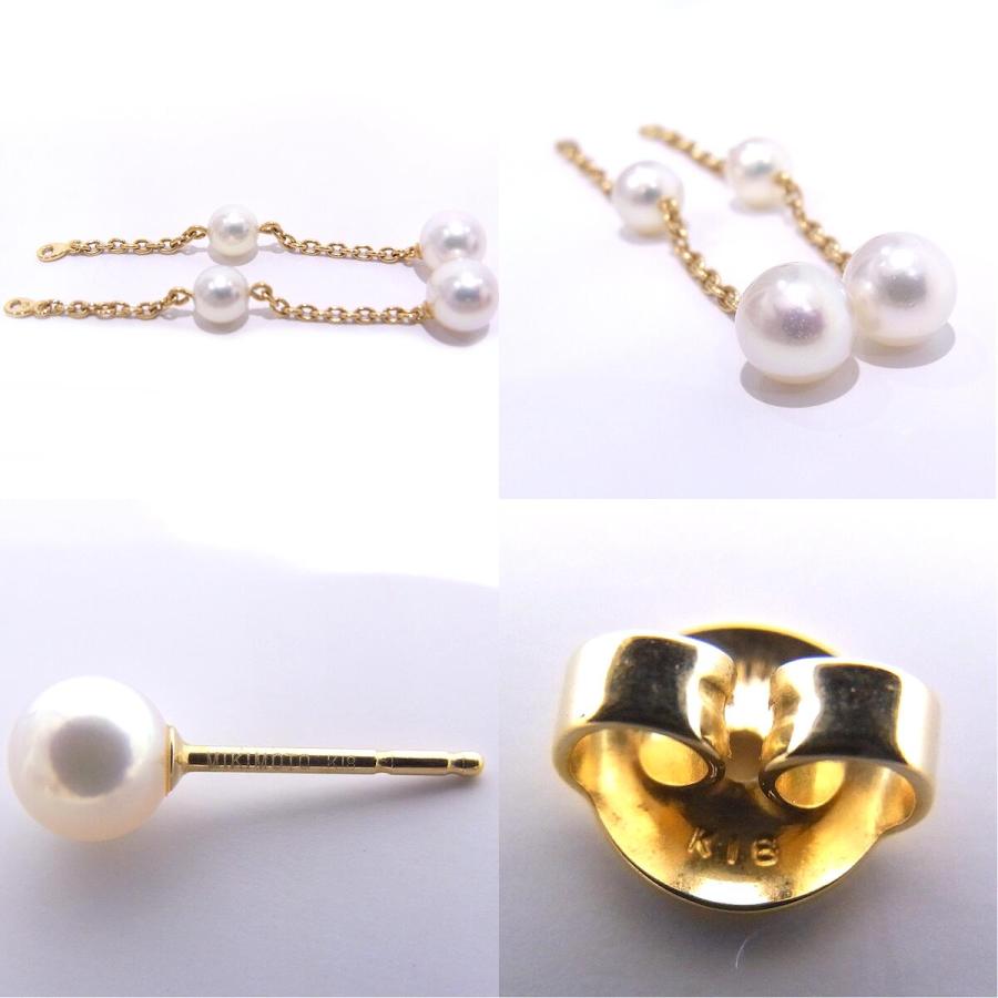 MIKIMOTO（ミキモト） パールピアス K18YG イエローゴールド 【中古