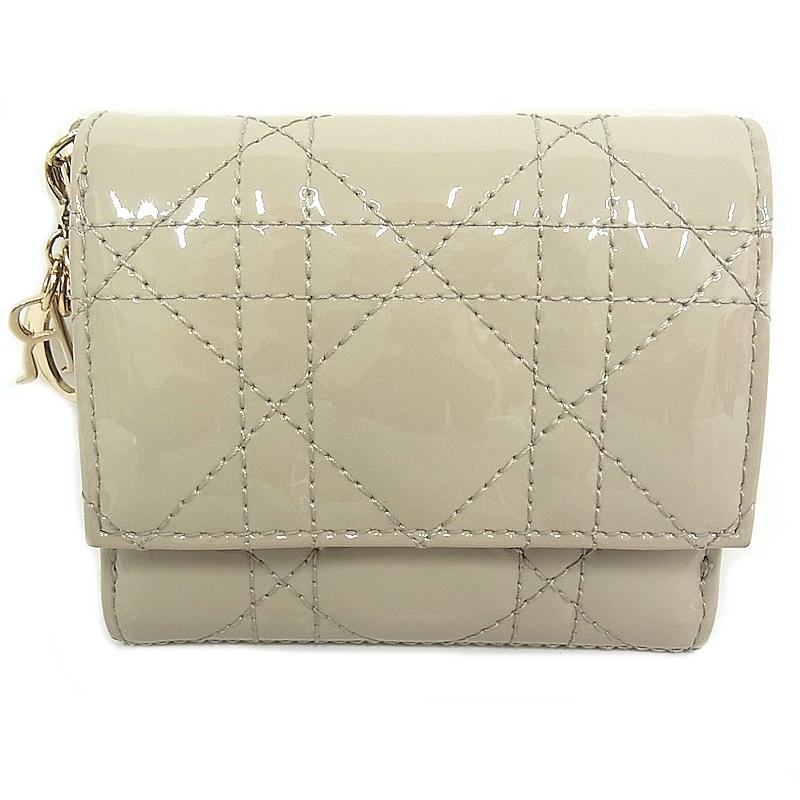 Christian Dior クリスチャンディオール LADY DIOR ロータスウォレット  