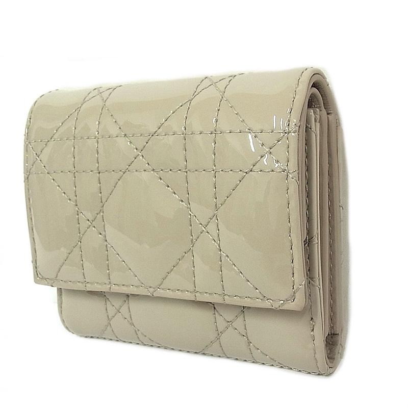 Christian Dior クリスチャンディオール LADY DIOR ロータスウォレット 