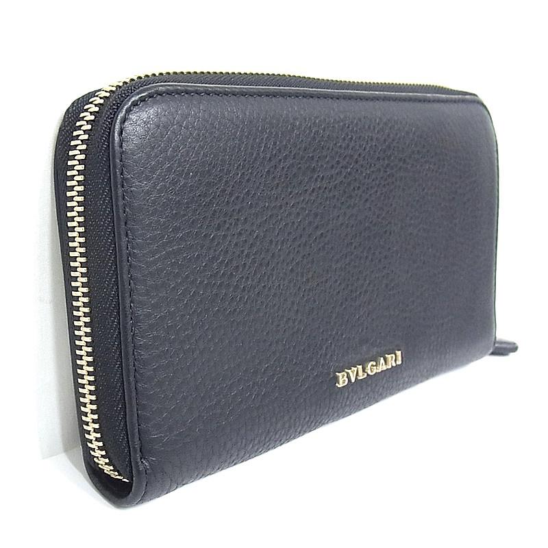 BVLGARI ブルガリ 長財布 ラウンドファスナー 35961 モネーテ ブラック 