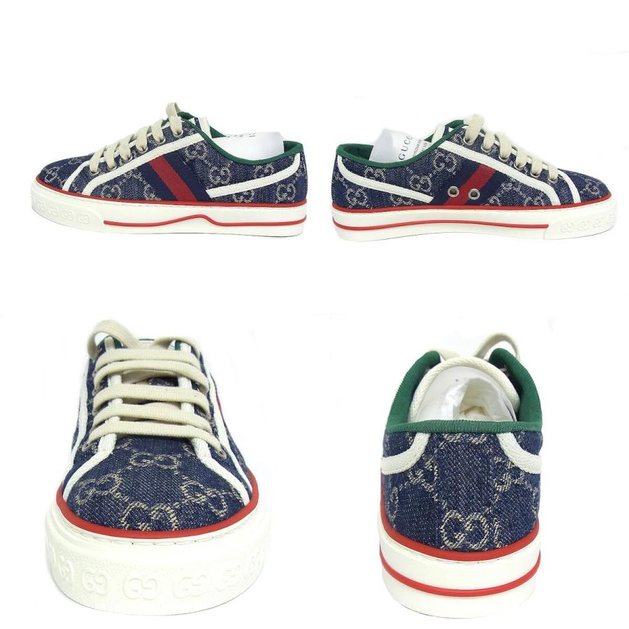 GUCCI グッチ スニーカー 606110 テニス 1977 サイズ35 1/2 約22.5cm 