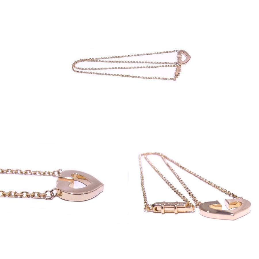 Cartier（カルティエ） Cハートネックレス 750 K18 PG ピンクゴールド 