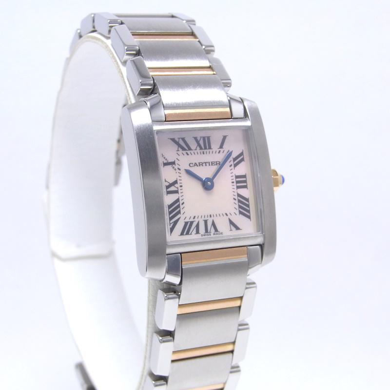 Cartier カルティエ タンクフランセーズSM SS/PG コンビ ピンク Cartier カルティエ タンクフランセーズSM SS/PG コンビ ピンク