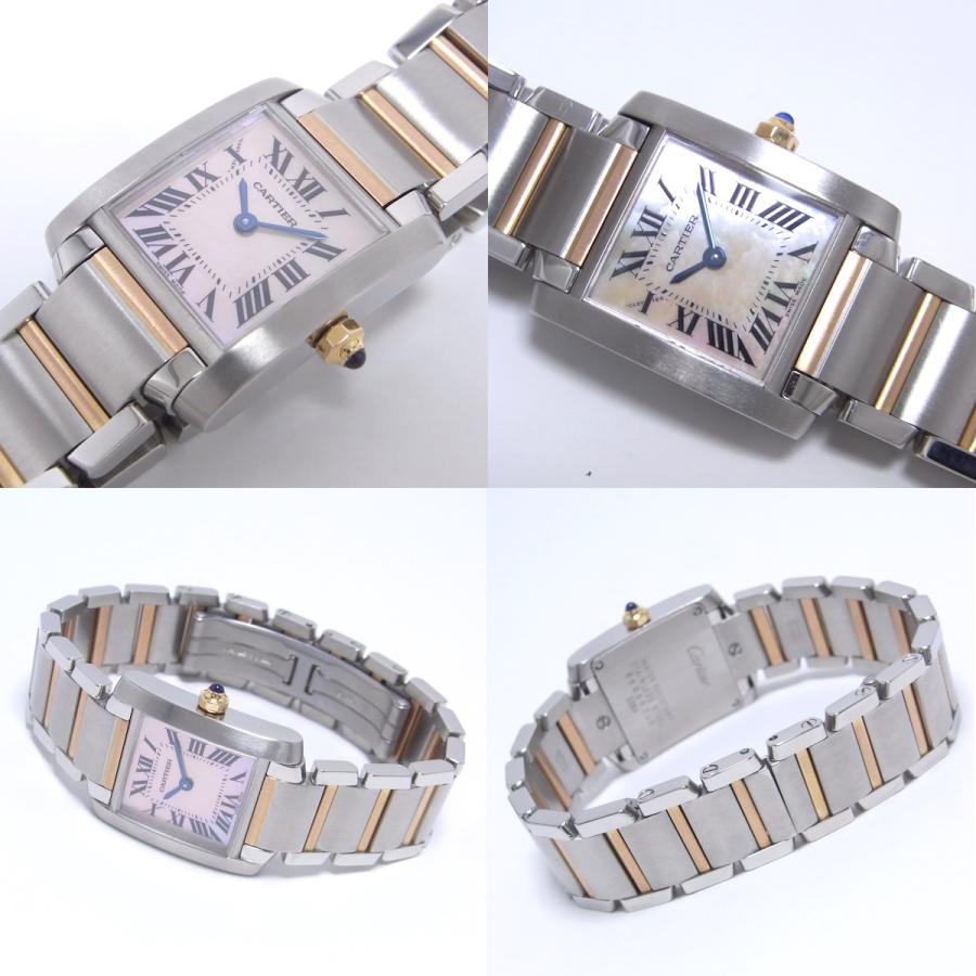Cartier カルティエ タンクフランセーズSM SS/PG コンビ ピンク Cartier カルティエ タンクフランセーズSM SS/PG コンビ ピンク