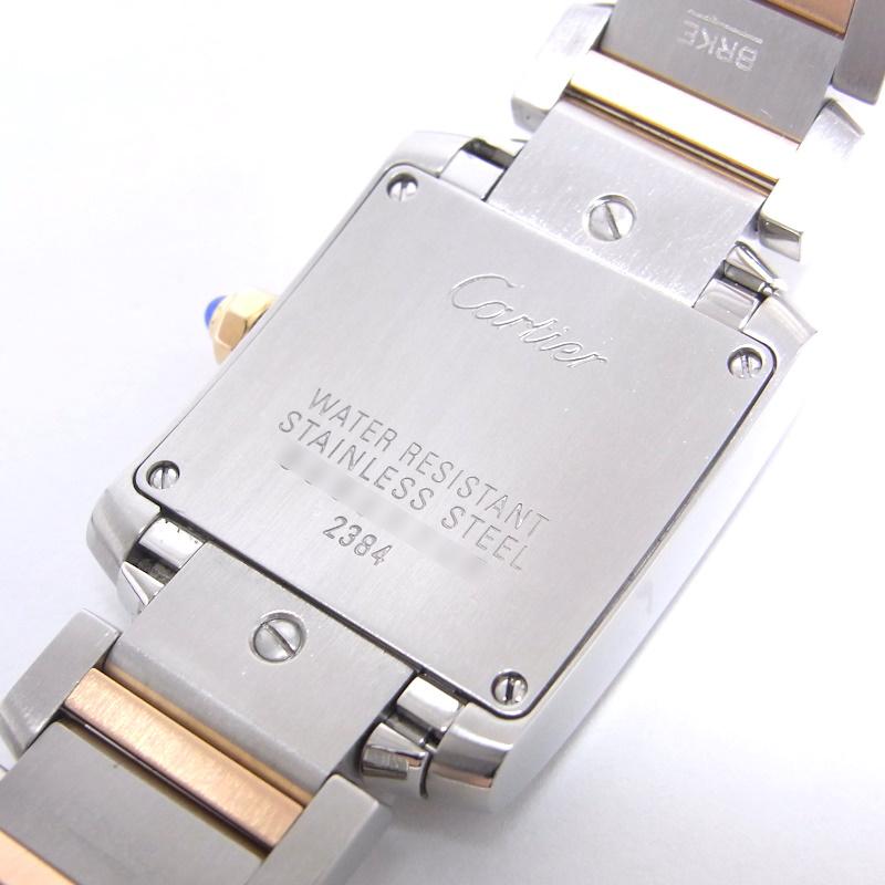 Cartier カルティエ タンクフランセーズSM SS/PG コンビ ピンク Cartier カルティエ タンクフランセーズSM SS/PG コンビ ピンク