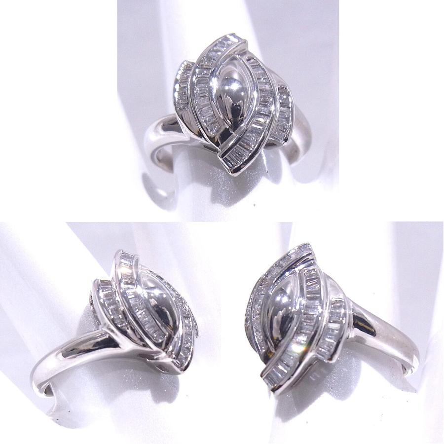 指輪　Pt900　プラチナ　ダイヤリング 合計0.50ct 【中古】【程度A】【質屋出品】 【新品仕上げ済み】【ノーブランド】の画像