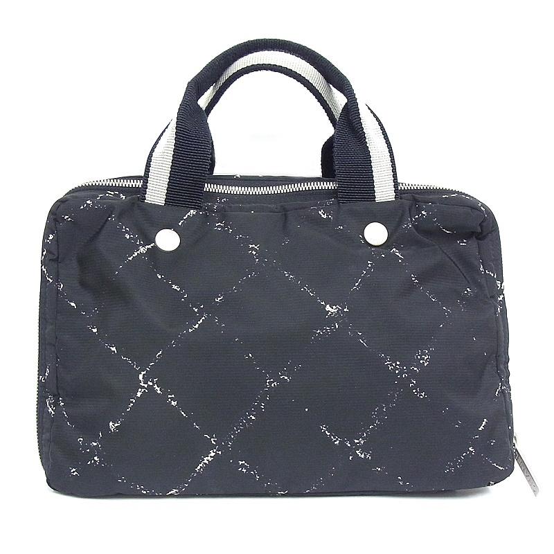 CHANEL CHANEL シャネル 旧トラベルライン ミニボストンバッグ  