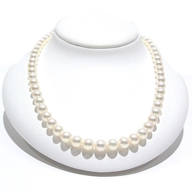 タサキ パール6.5~7.0mmネックレスSV金具【美品】