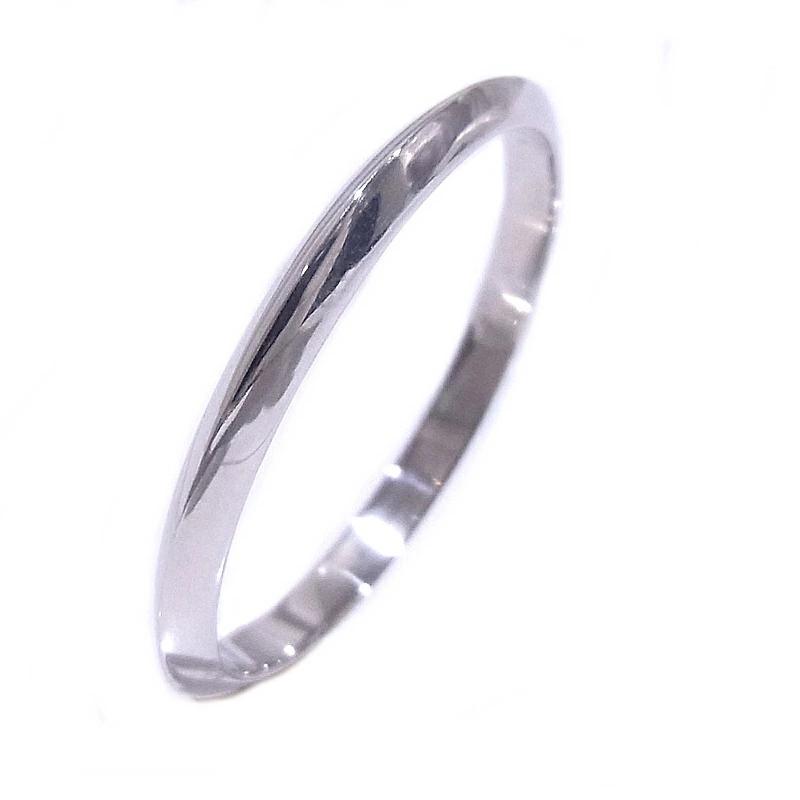 ティファニー TIFFANY&Co. Pt950 プラチナ ＃16.5 ナイフエッジリング 