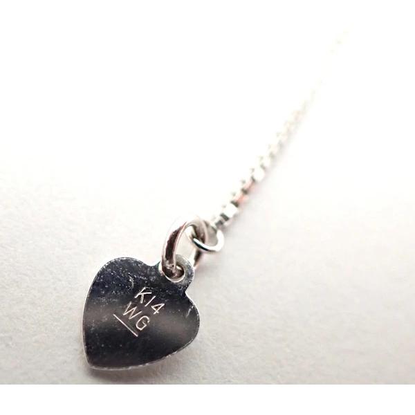 ネックレス　K14　WG　ホワイトゴールド 2連　チェーンネックレス 【中古】【程度A】【ノーブランド】の画像