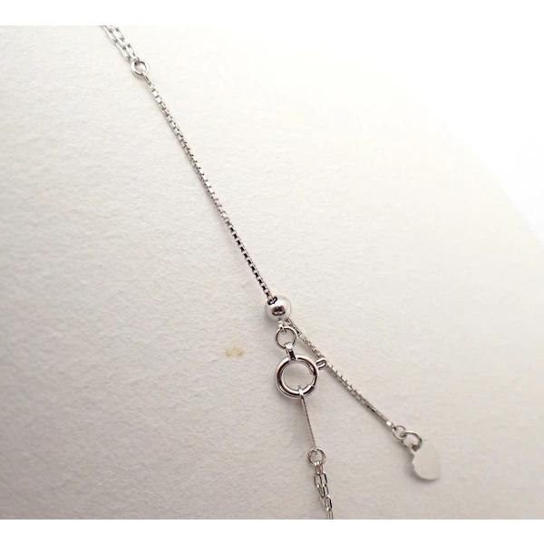 ネックレス　K14　WG　ホワイトゴールド 2連　チェーンネックレス 【中古】【程度A】【ノーブランド】の画像
