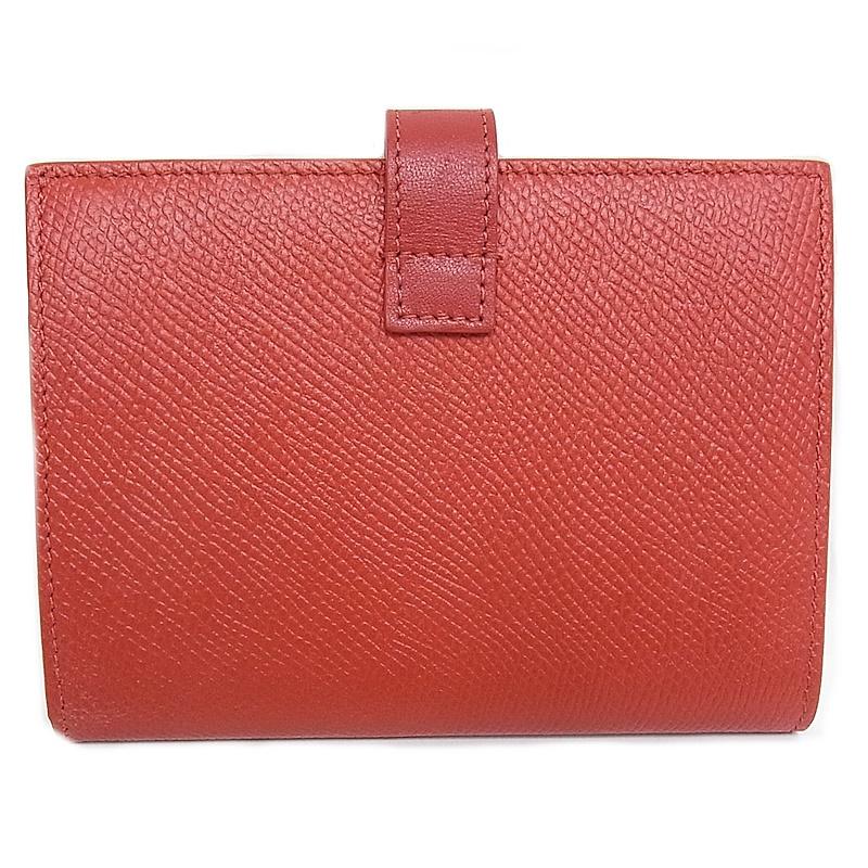 セリーヌ　レザー　ミディアム　ストラップ　マルチファンクション　折り財布 CELINE セリーヌ celine 二つ折り財布 マルチファンクション