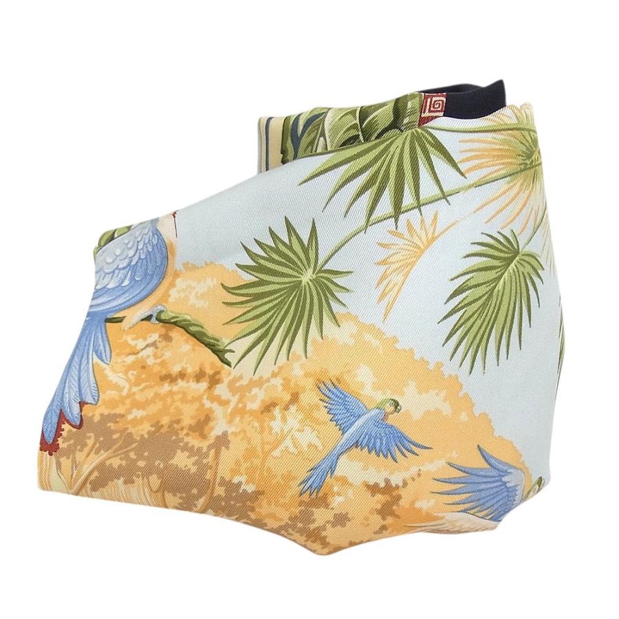 HERMES（エルメス） スカーフ カレ90 ALOHA アロハ ハワイ ブラック