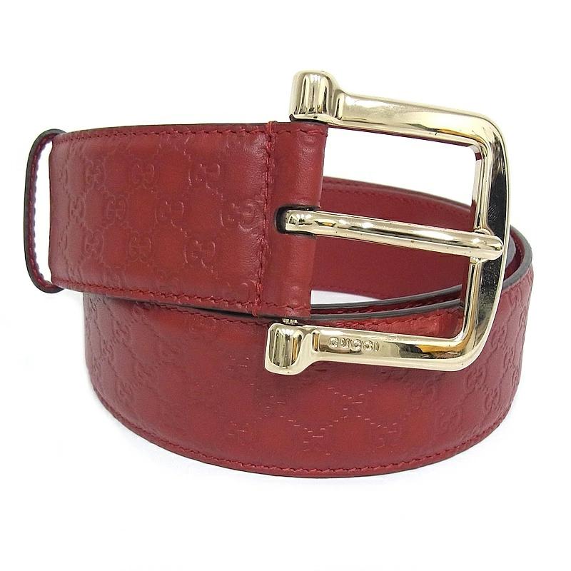 GUCCI　グッチ　マイクロGG　ネイビー　レザー　ベルト 新品 グッチ GUCCI ベルト マイクロ グッチシマ ネイビー（GUCCI
