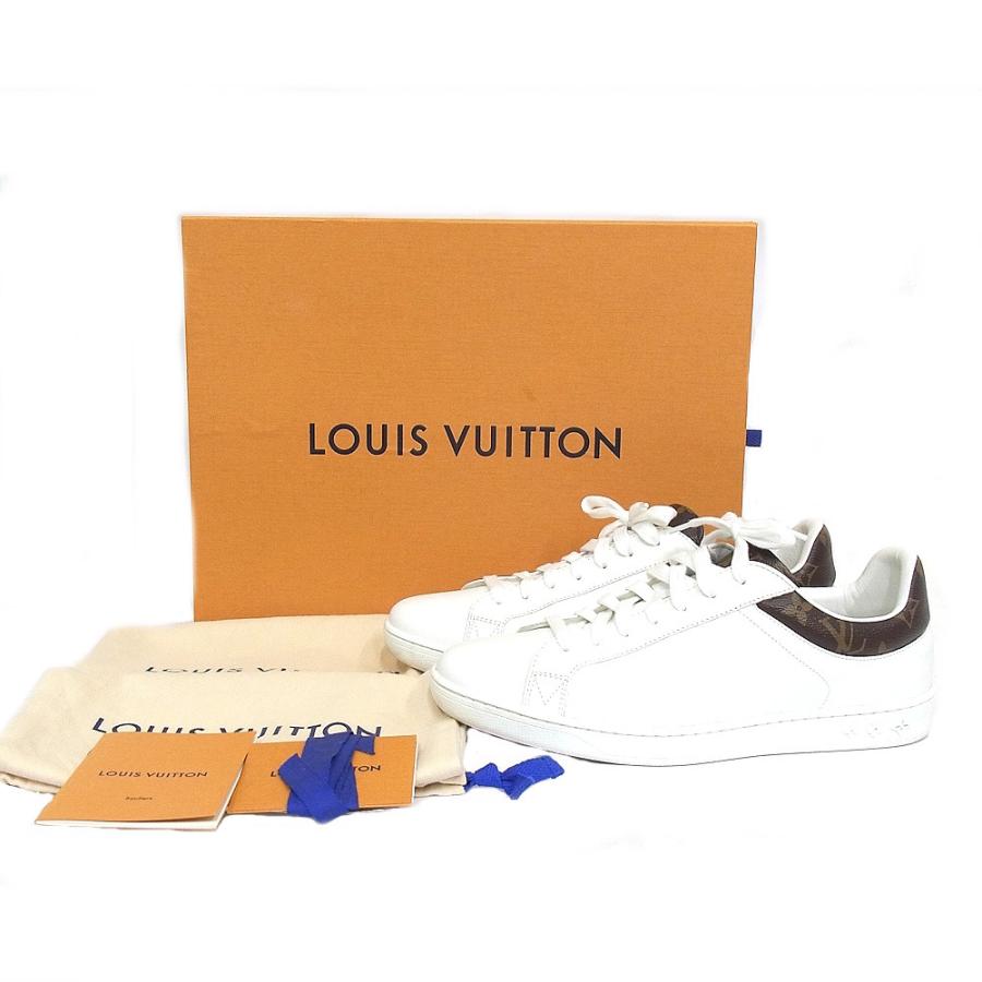 LOUIS VUITTON ルイヴィトン スニーカー レザー/一部モノグラム