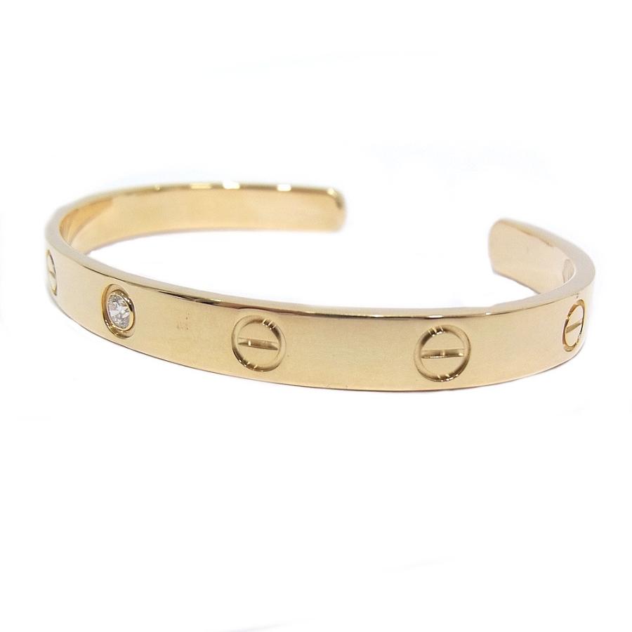 Cartier（カルティエ） ラブブレス 750YG K18YG #17 オープン バングル