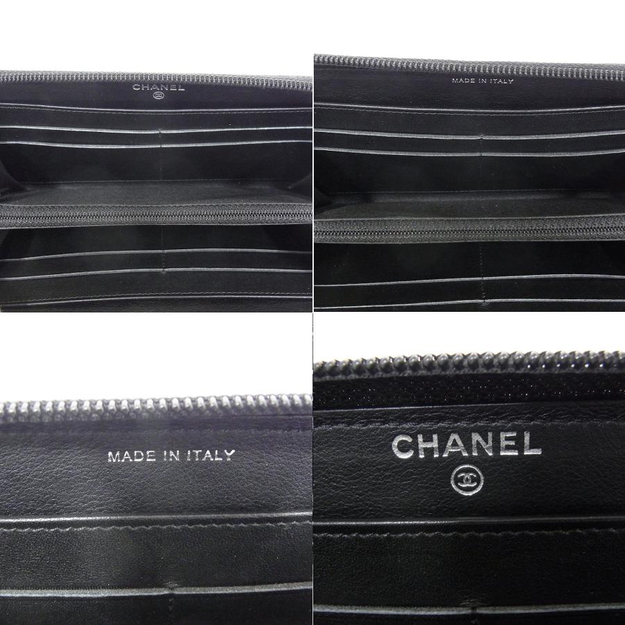 CHANEL シャネル CHANEL キャビアスキン A50071 ラウンドファスナー 長  