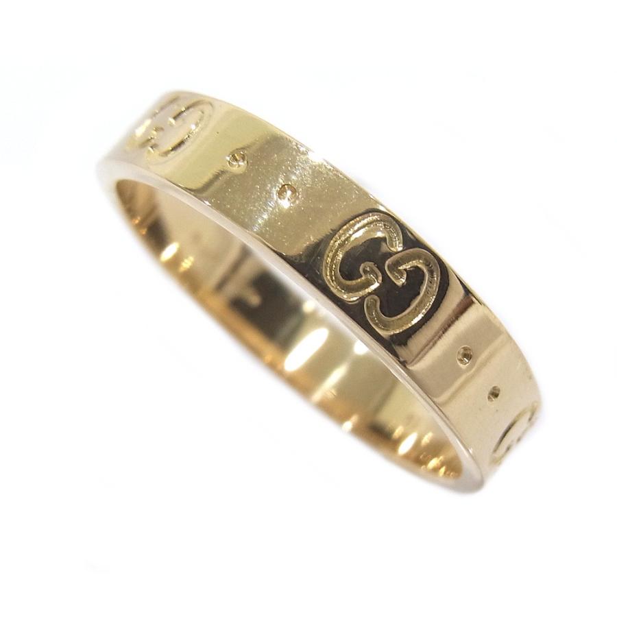 GUCCI（グッチ） アイコンリング 750 K18YG イエローゴールド 実寸約