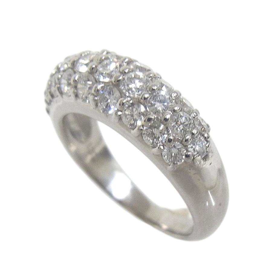 指輪　Pt900　プラチナ　ダイヤリング 合計1.33ct 【中古】【程度A-】【質屋出品】 【ノーブランド】の画像