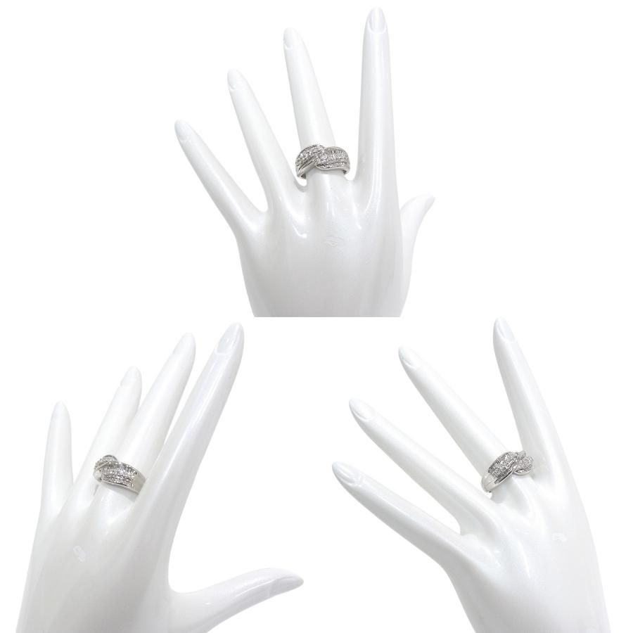指輪　Pt900　プラチナ　ダイヤリング 合計0.80ct 【中古】【程度A】【質屋出品】 【新品仕上げ済み】【ノーブランド】の画像