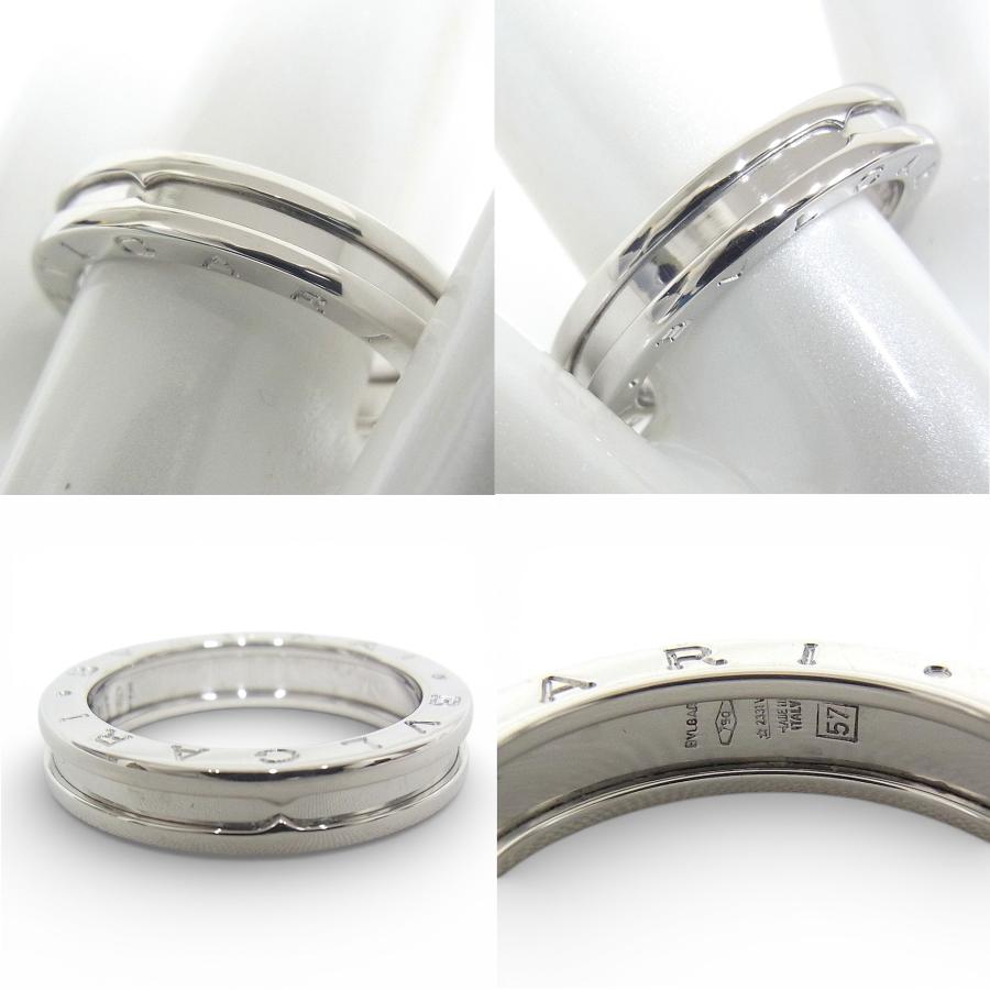 BVLGARI（ブルガリ） ビーゼロワン リング B-zero1 750WG 18K ホワイト 