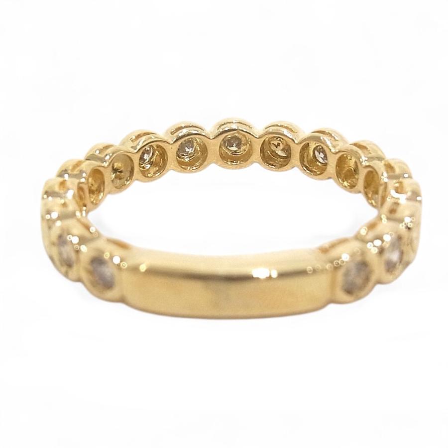 K18YG　イエローゴールド 指輪 ダイヤモンド　0.40ct ノーブランド　リング 【中古】【程度A】【美品】の画像
