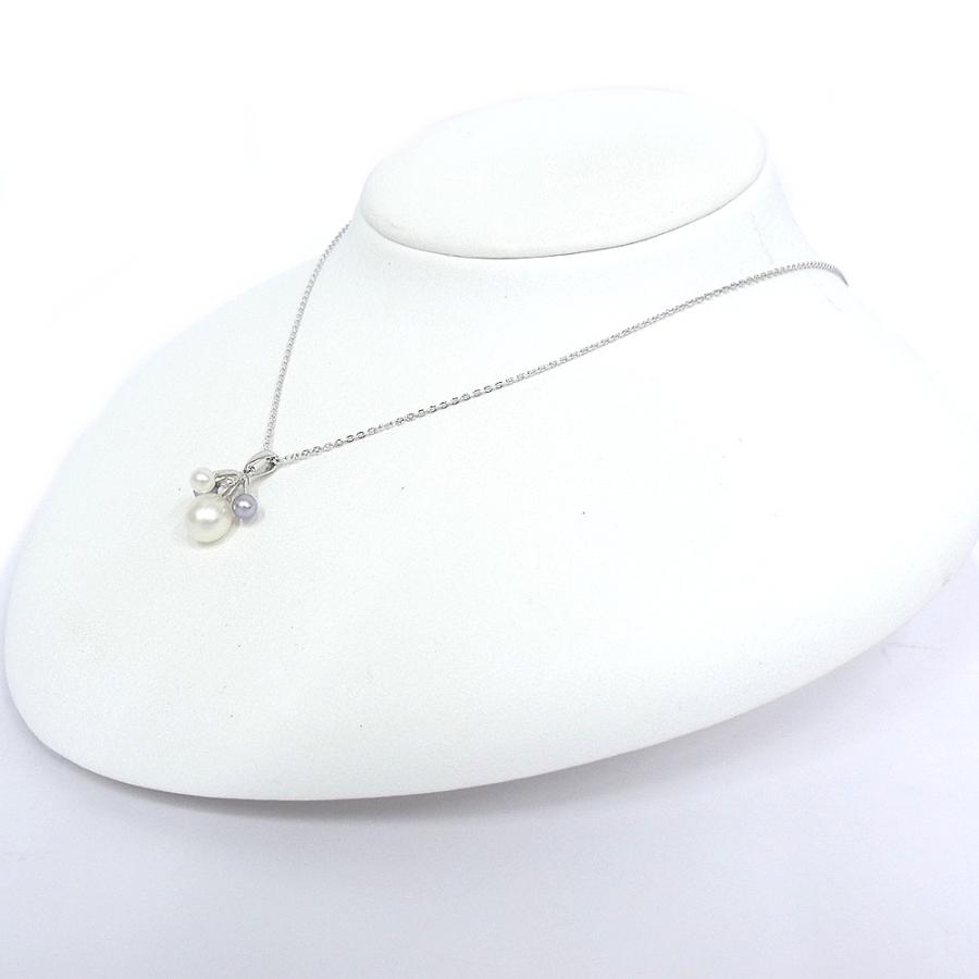 TASAKI（タサキ） 田崎真珠 シルバー パール ネックレス 【中古