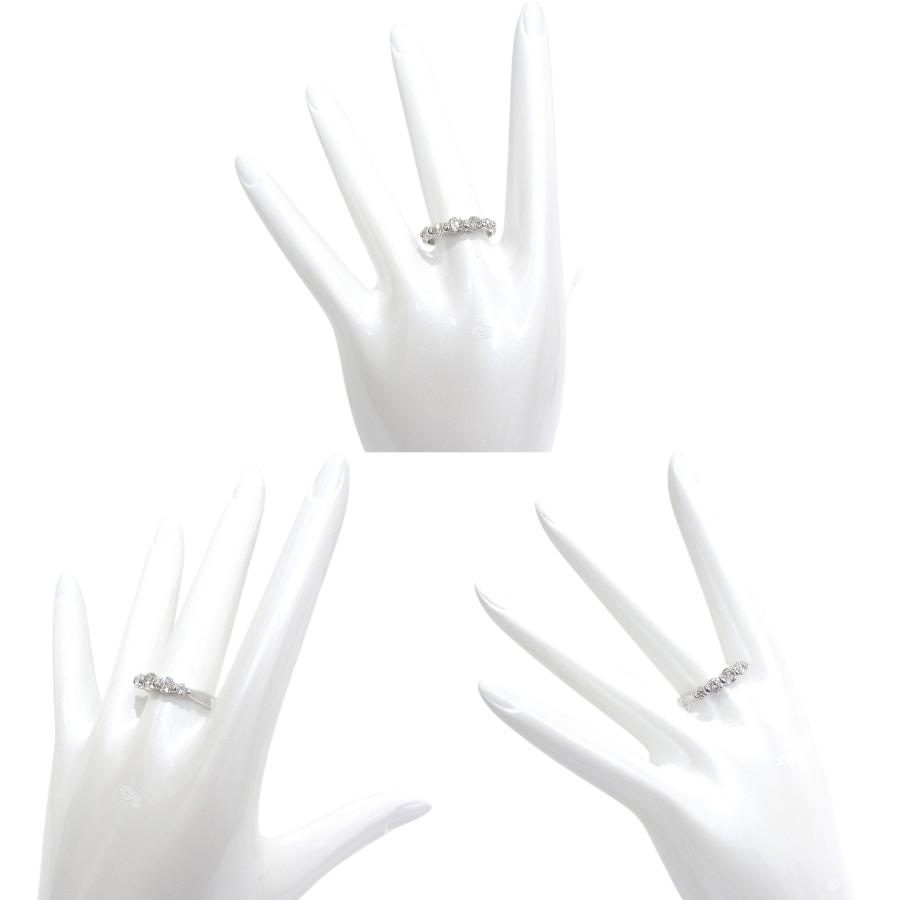 K14　WG　ホワイトゴールド 指輪　ダイヤ合計1.00ct　ノーブランド　リング 【中古】【程度A】【美品】の画像