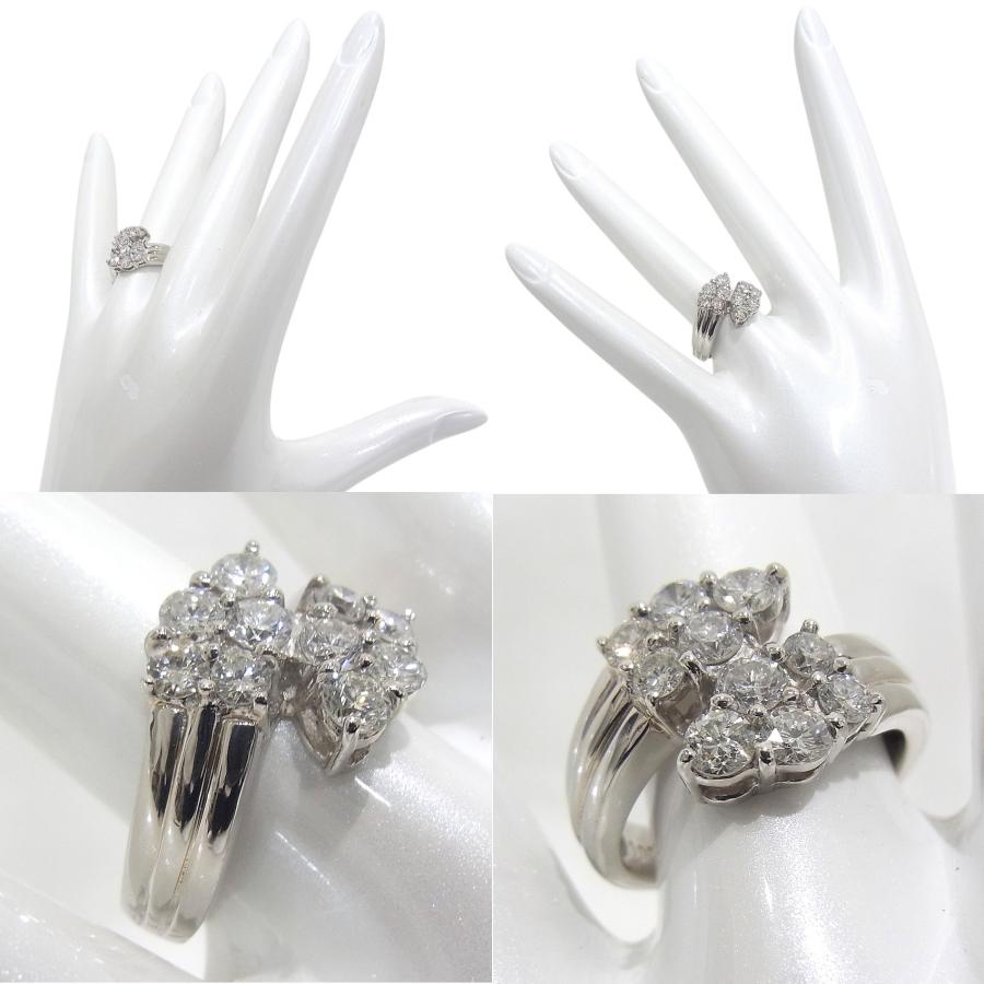 指輪　Pt900　プラチナ　ダイヤリング 合計1.00ct 【中古】【程度A】【質屋出品】 【新品仕上げ済み】【ノーブランド】の画像