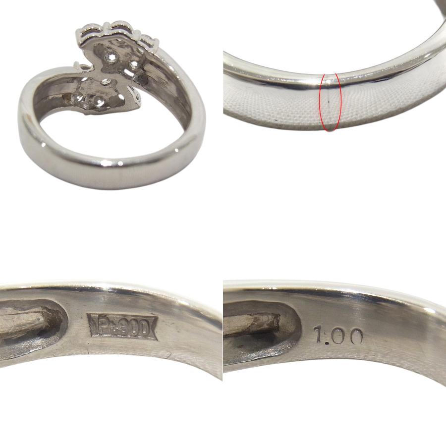 指輪　Pt900　プラチナ　ダイヤリング 合計1.00ct 【中古】【程度A】【質屋出品】 【新品仕上げ済み】【ノーブランド】の画像