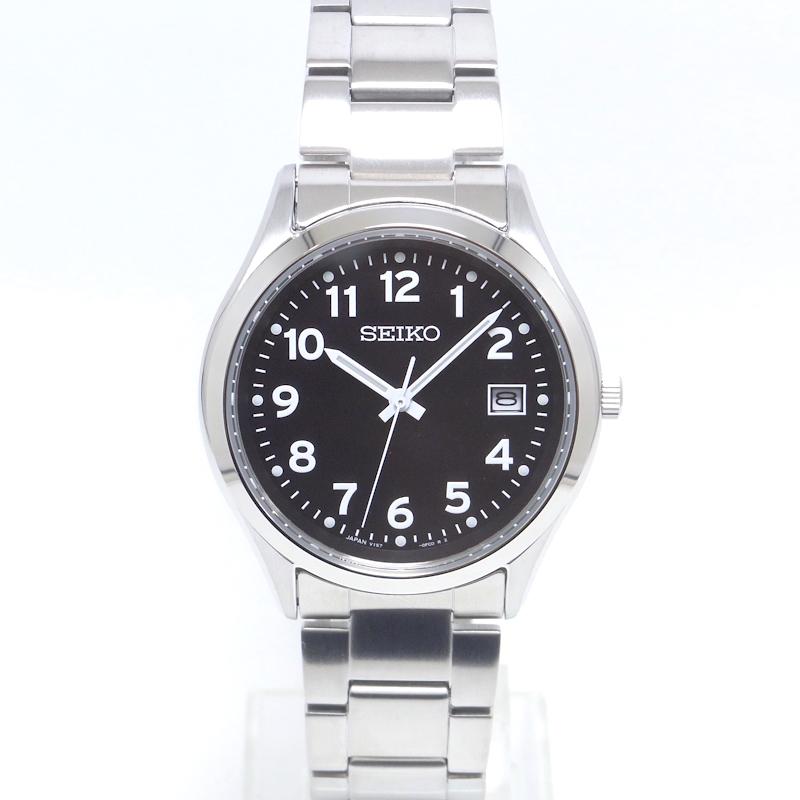 SEIKO（セイコー） セイコーセレクション Sシリーズ SBPX155 ソーラー メンズ V157-0ADX0 ブラック文字盤 【未使用展示 ...