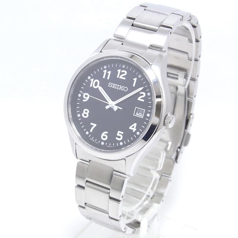 SEIKO（セイコー） セイコーセレクション Sシリーズ SBPX155 ソーラー メンズ V157-0ADX0 ブラック文字盤 【未使用展示 ...