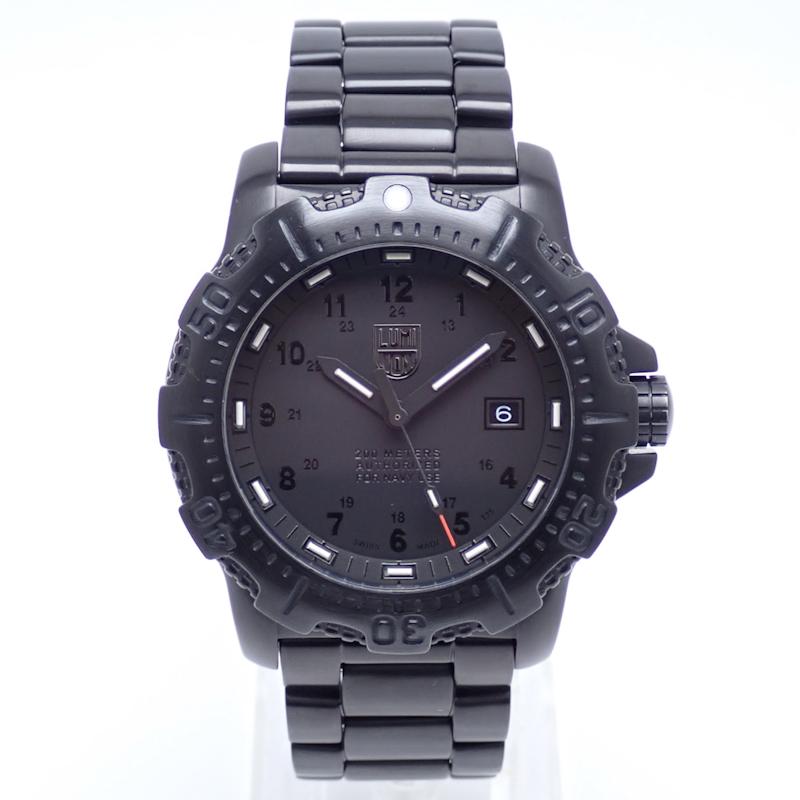 LUMINOX ルミノックス オールブラック アナログ腕時計 Amazon.co