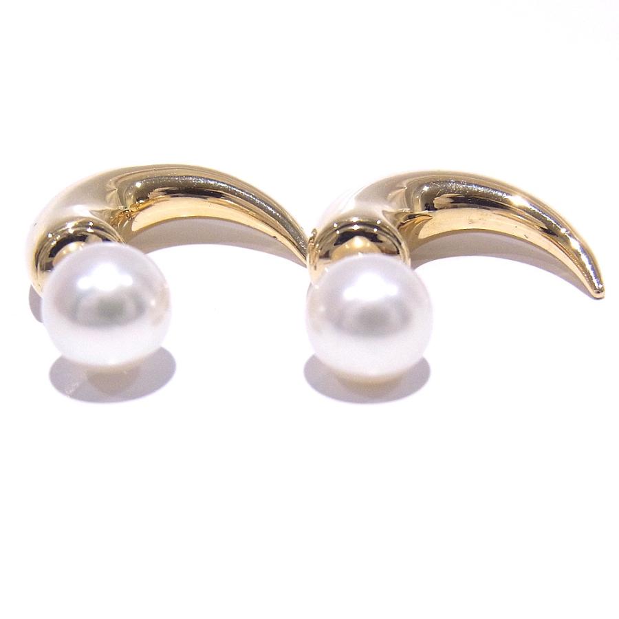 美品 タサキ 田崎真珠 パール 3.0-4.6mm ピアス K18 ゴールド 金 sakura-lounge_s4it080921n