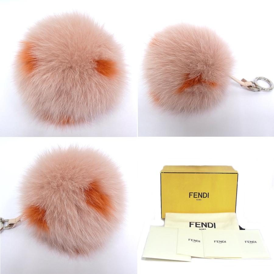FENDI ポンポンチャーム ポンポンチャーム ファー グリーン | Fendi
