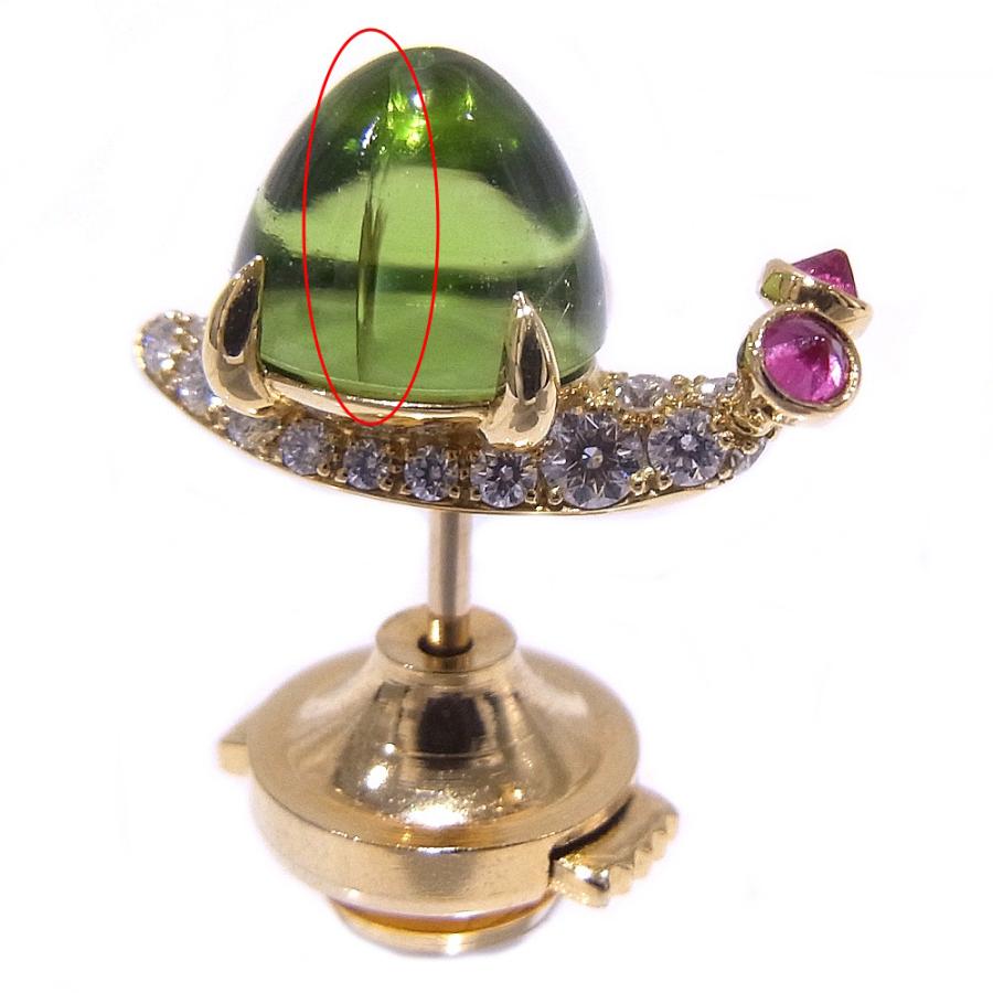 Gimel ギメル ピンブローチ 18K 750 イエローゴールド カタツムリ