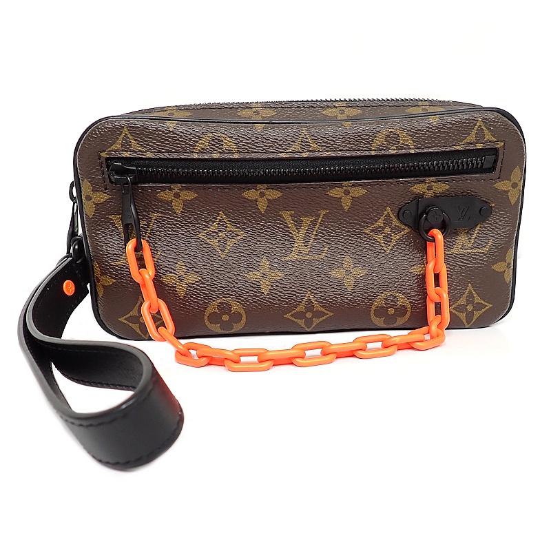 【5pa1025】ルイヴィトン クラッチバッグ モノグラムソーラーレイ ポシェットヴォルガ M44482 ブラウン【中古】メンズ LOUIS VUITTON（ルイ・ヴィトン） ポシェット ヴォルガ モノグラム