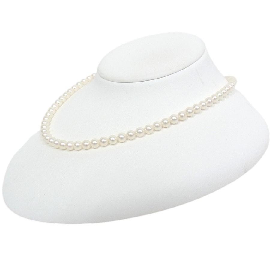 MIKIMOTO（ミキモト） パールネックレス シルバー留具 約5.0-5.5mm玉 