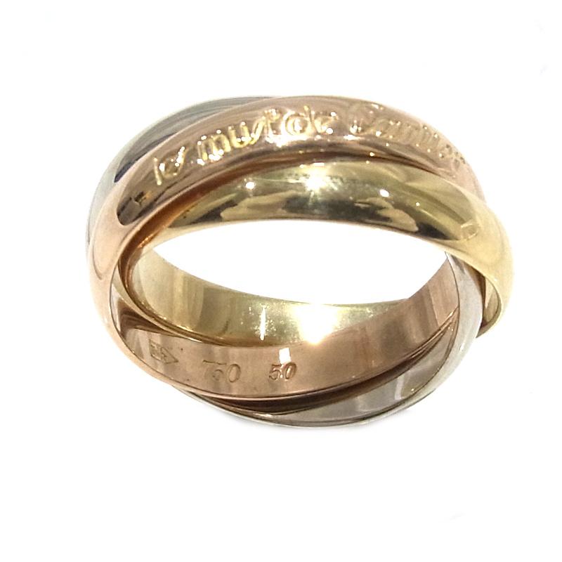 Cartier（カルティエ） トリニティリング スリーカラーゴールド