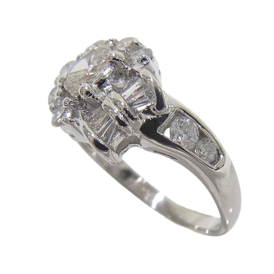 指輪　Pt900　プラチナ　ダイヤリング 合計1.02ct 【中古】【程度A】【質屋出品】 【新品仕上げ済み】【ノーブランド】の画像