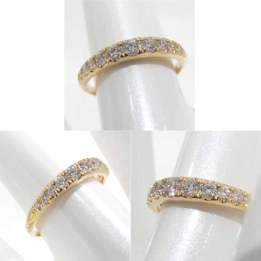 K18YG　イエローゴールド 指輪 ダイヤモンド　0.27ct ノーブランド　リング 【中古】【程度A】【美品】の画像