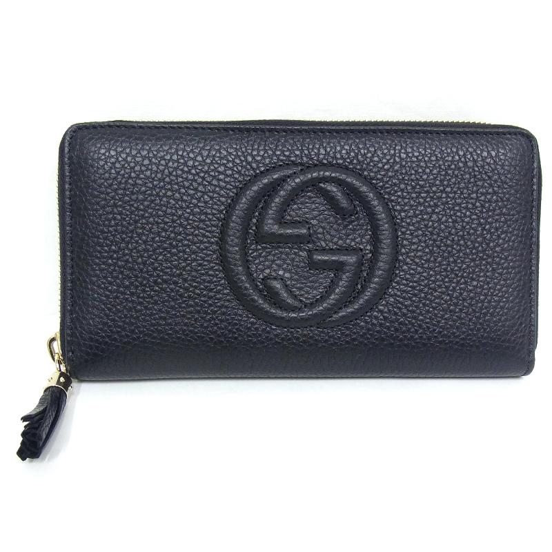 GUCCI グッチ/ソーホーインターロッキングラウンドファスナーウォレット/598187/525***/SAランク/67【中古】 GUCCI（グッチ） ラウンドファスナー長財布 598187 ソーホー インター