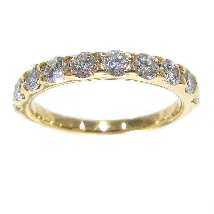 750 K18 YG イエローゴールド 指輪 ダイヤ合計0.73ct ノーブランド