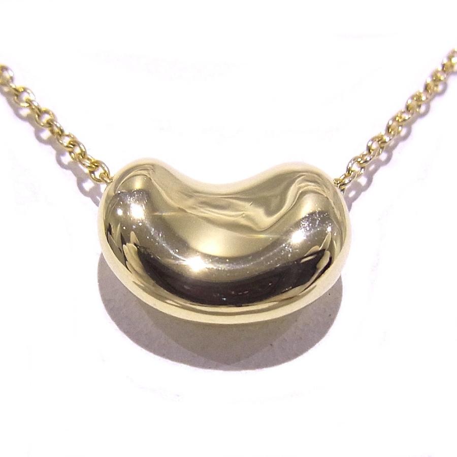 TIFFANY&Co. ティファニー ビーンネックレス K18YG 750 【公式通販】