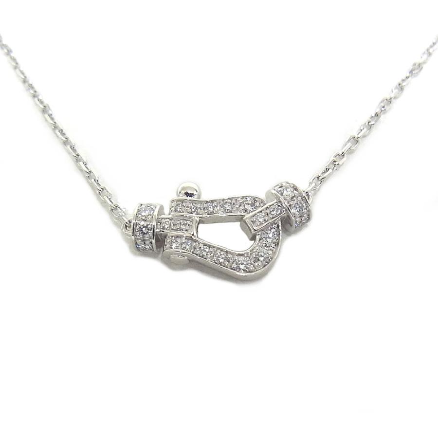 FREDフォース10☆ダイヤモンド国内正規品 MM/ホワイトゴールド新品同様品☆ Fred（フレッド） ダイヤネックレス フォース10 スモール ネックレス
